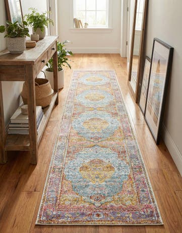 2' 7 x 12' Santiago Runner Rug