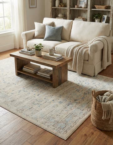Dark Gray Victoria Rug
