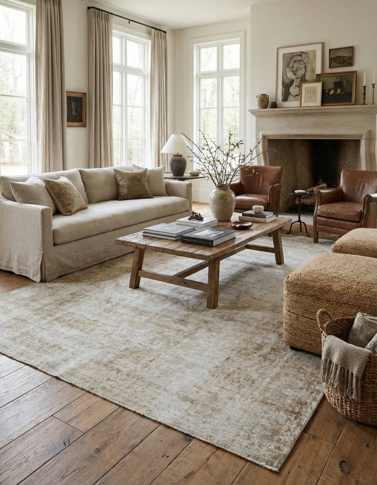 Detail image of 9' 4 x 12' 5  Hand Knotted Ultra Vintage Persian Wool Rug