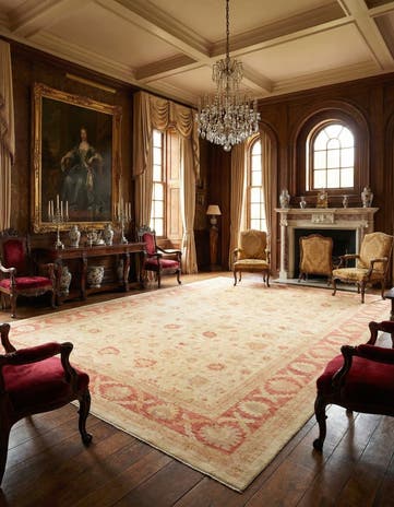 16' 4 x 23' 5 Hand Knotted Peshawar Ziegler Oriental Rug