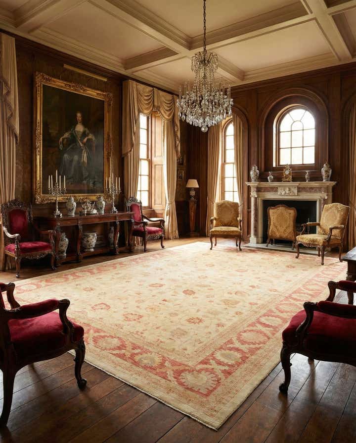 16' 4 x 23' 5 Hand Knotted Peshawar Ziegler Oriental Rug