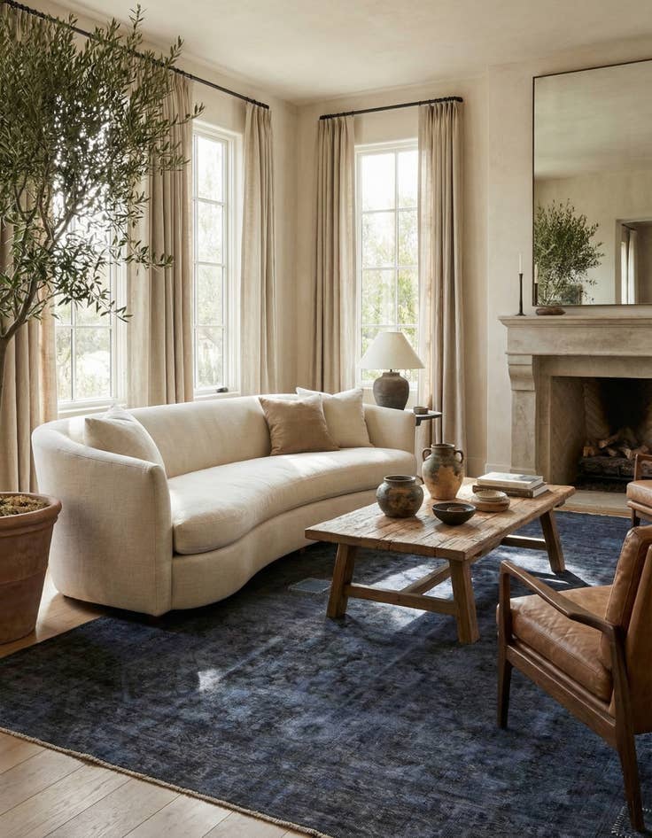 Detail image of 9' 5 x 12' 5  Hand Knotted Ultra Vintage Persian Wool Rug