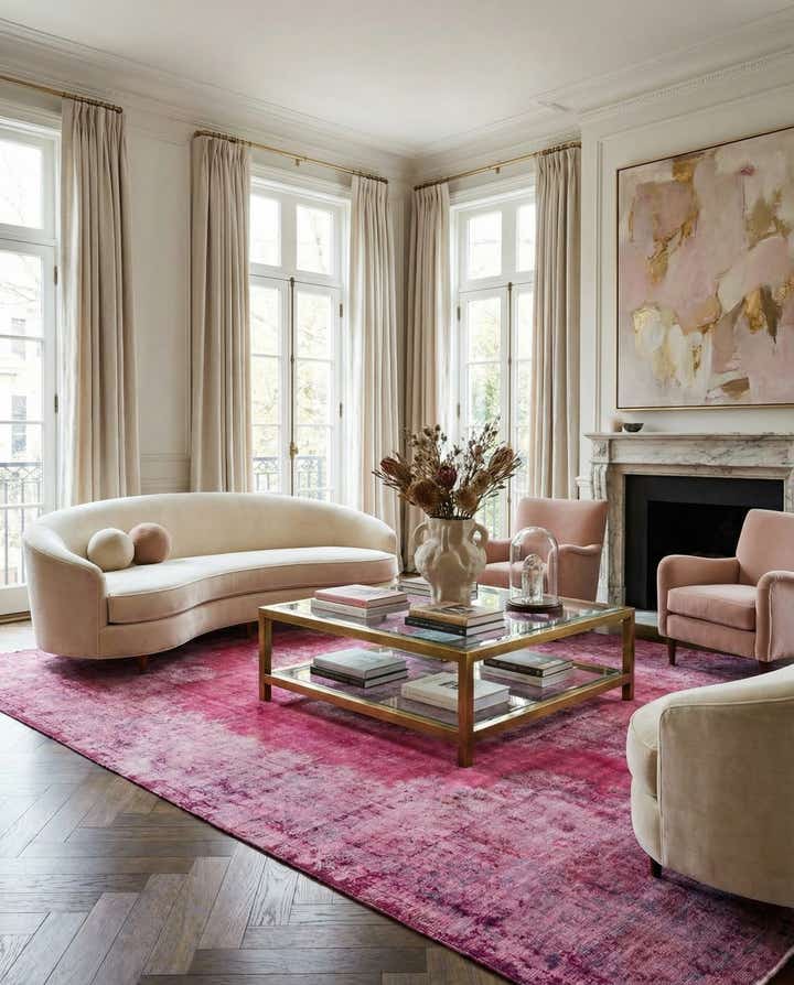 9' 8 x 12' 9 Hand Knotted Ultra Vintage Persian Wool Rug