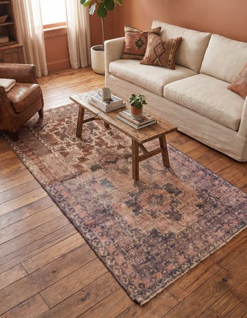 3' 9 x 6' 9 Hand Knotted Balouch Persian Wool Rug