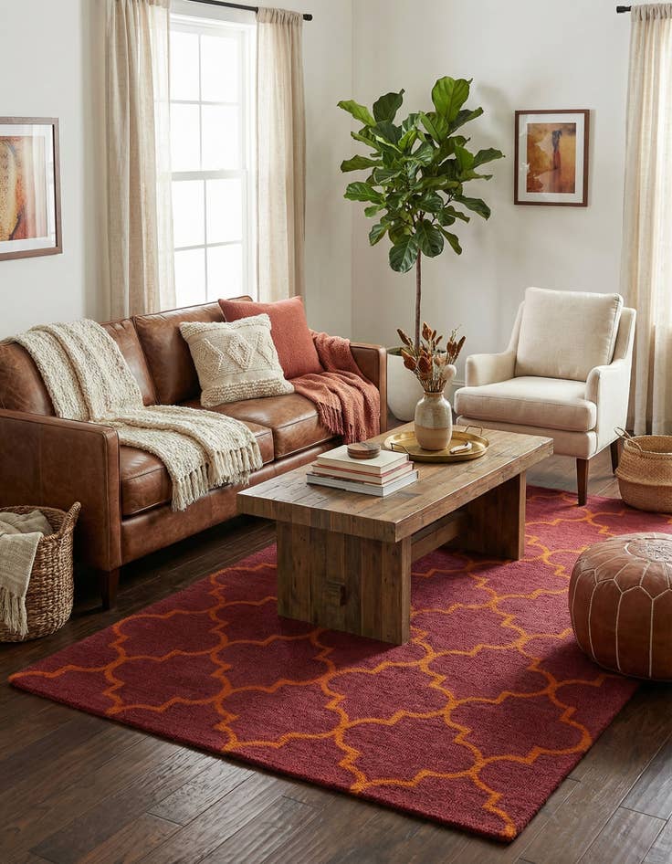 Detail image of 5' 1 x 8' 1 Luna Rug