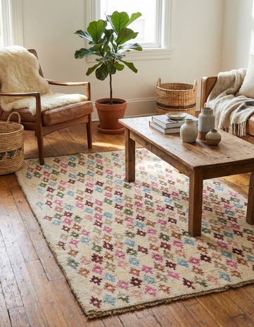 3' 2 x 4' 5 Hand Knotted Balouch Wool Rug