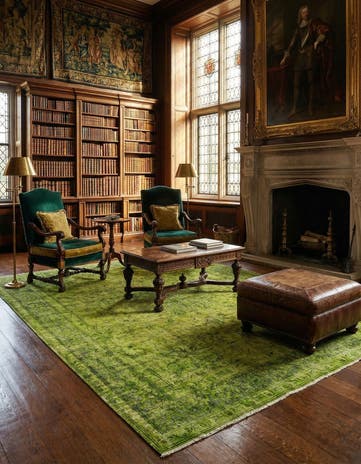 9' 8 x 13' 1 Vintage Royal Wool Rug