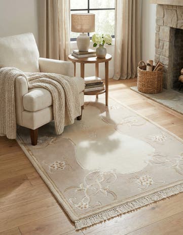 2' 7 x 4' 10 Hand Knotted Darya Rug