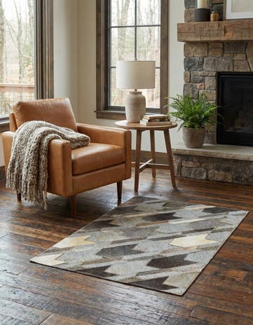 2' 1 x 3' Cowhide Rug