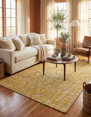 5' x 8' Hand Knotted Moroccan Wool Rug
