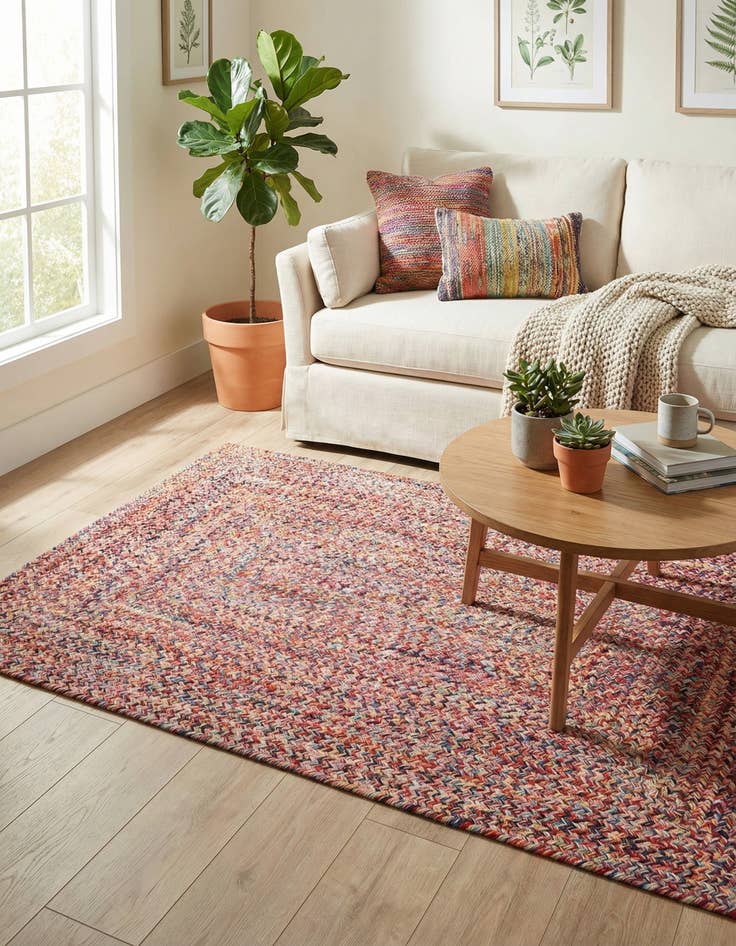 Detail image of 2' 2 x 3' 1  Hand Woven Eco Verse   Washable Indoor / Outdoor Rug