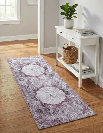 2' x 5' Washable Yara Runner Rug