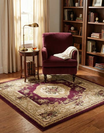 4' x 4' Chateau Square Rug