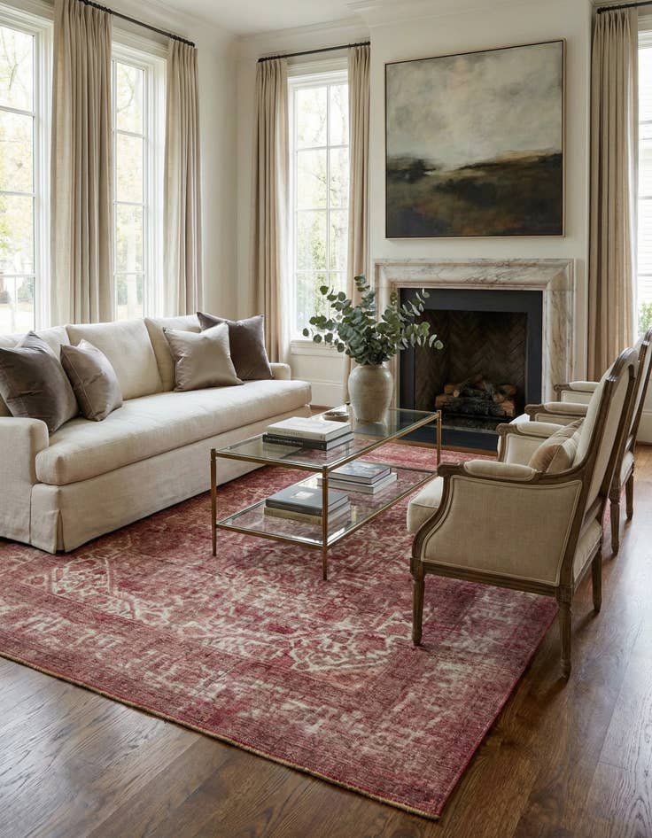 Detail image of 9' 10 x 12' 7  Hand Knotted Ultra Vintage Persian Wool Rug