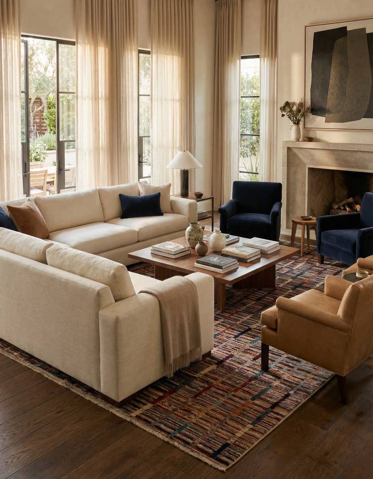 Detail image of 8' 4 x 9' 10  Hand Knotted Moroccan Wool Rug