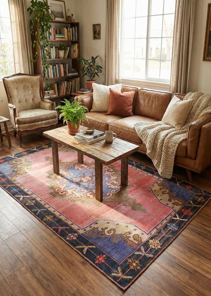 6' x 9' Washable Timeless Rug