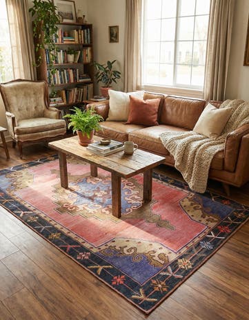 6' x 9' Washable Timeless Rug