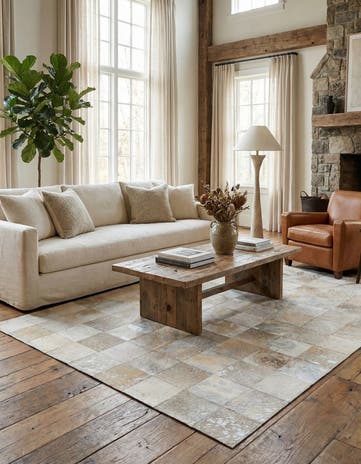 5' 1 x 8' Cowhide Rug