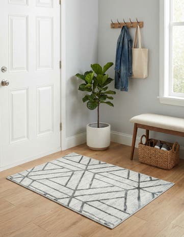 2' x 3' Lattice Trellis Rug