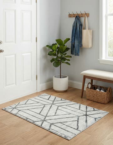 2' x 3' Lattice Trellis Rug