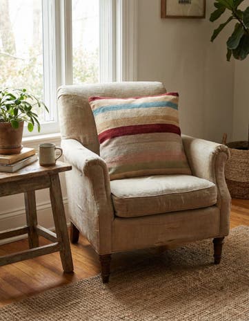 2' 5 x 2' 5 Hand Woven Pillow Wool Square Rug