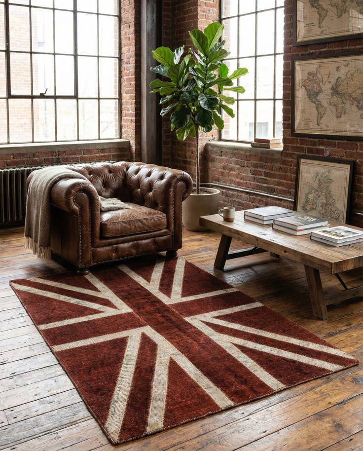 Detail image of 4' x 5' 10 Hand Knotted Ultra Vintage Persian Wool Rug