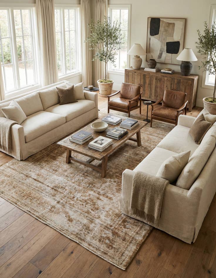 Detail image of 9' 6 x 12' 8  Hand Knotted Ultra Vintage Persian Wool Rug