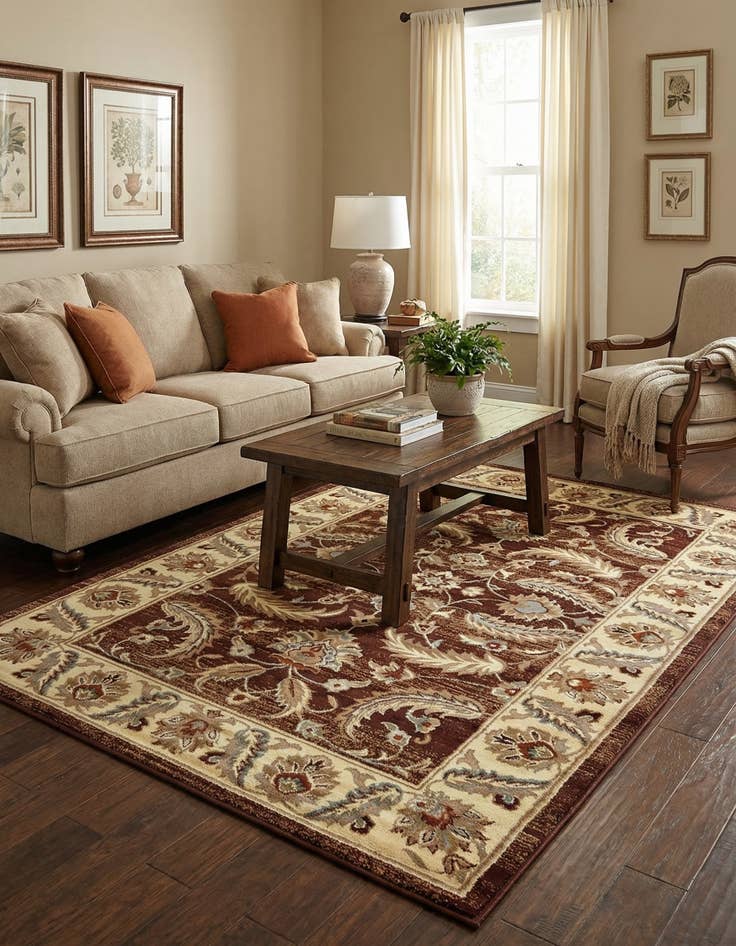 Detail image of 6' x 9' Classic Agra Rug