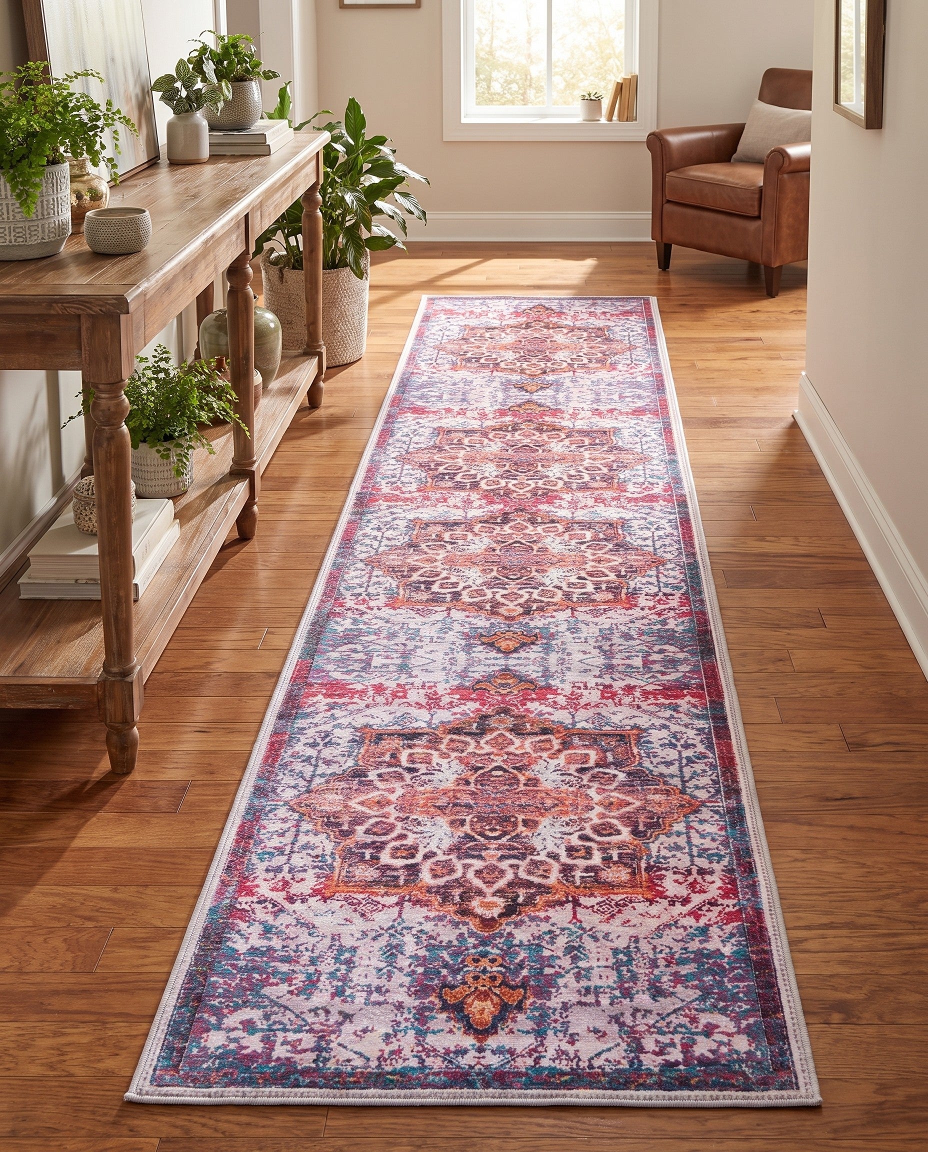 2' x 9' 10 Washable Renaissance Runner Rug