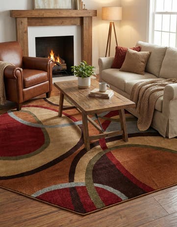 Cafe Octagon Rug
