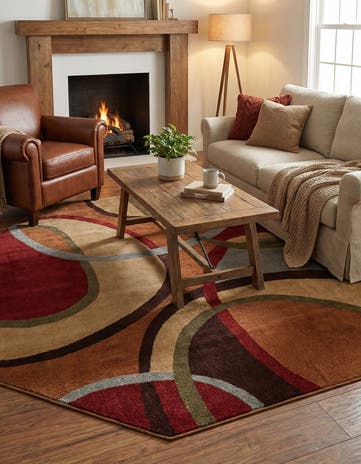 Cafe Octagon Rug