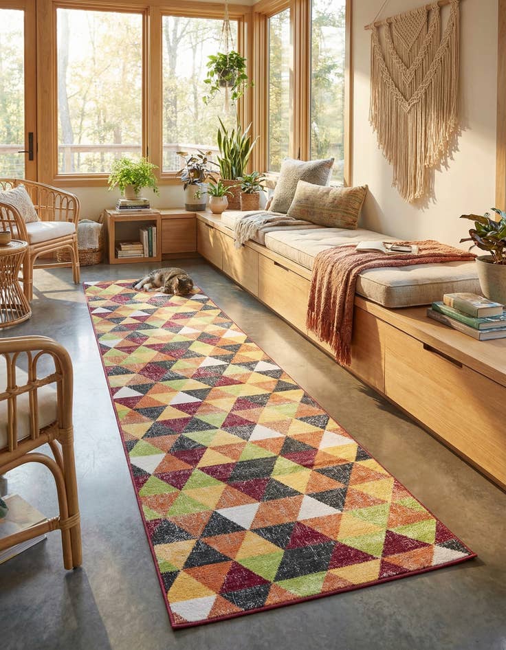 Detail image of 2' 7 x 10' Valencia Runner Rug