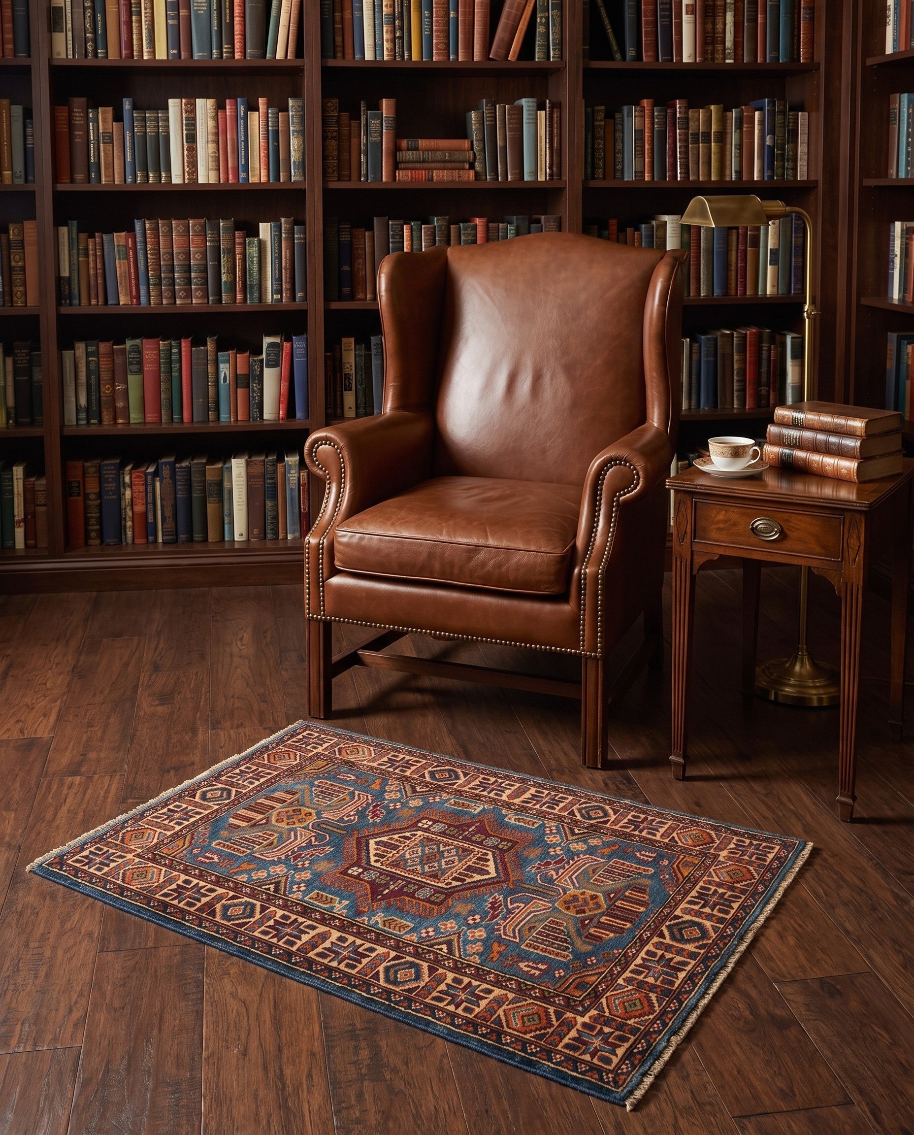 2' 9 x 3' 10 Hand Knotted Kazak Rug