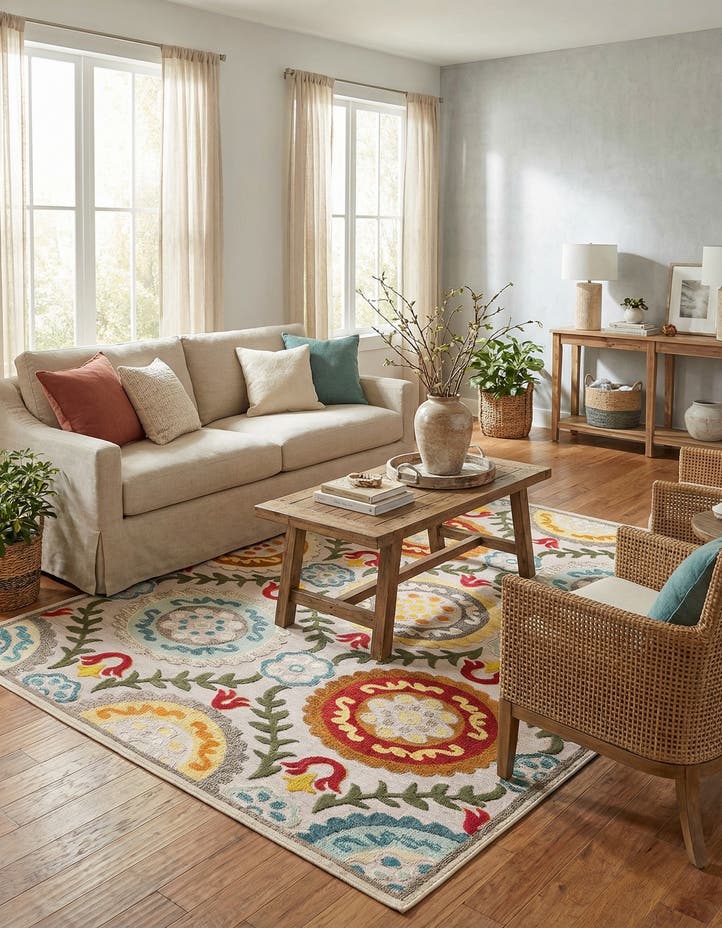 9' x 12' Easy-Clean Casablanca Indoor / Out...