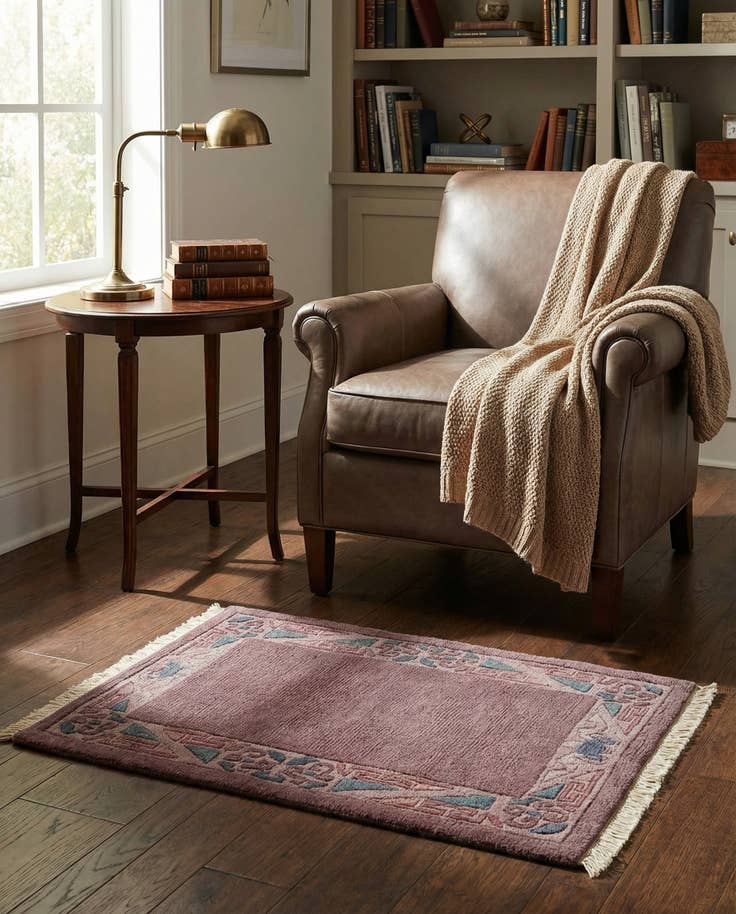 Detail image of 2' x 3' Hand Knotted Nepal Wool Rug