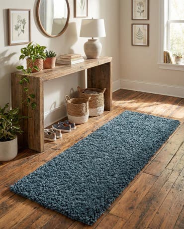  2' x 8' Zermatt Shag Runner Rug