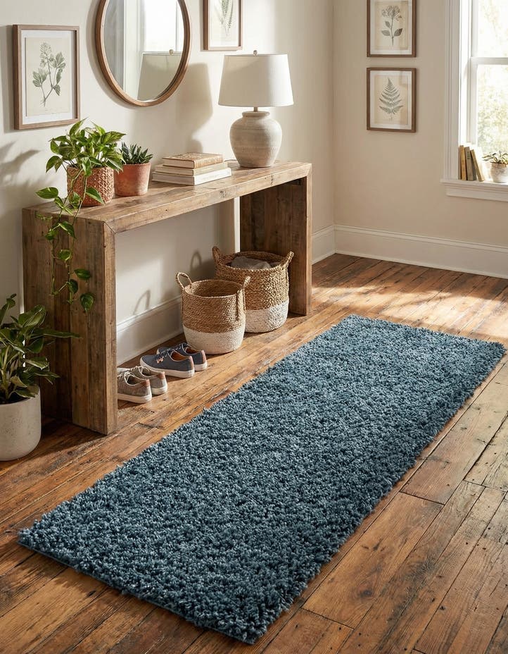 2' x 8' Zermatt Shag Runner Rug