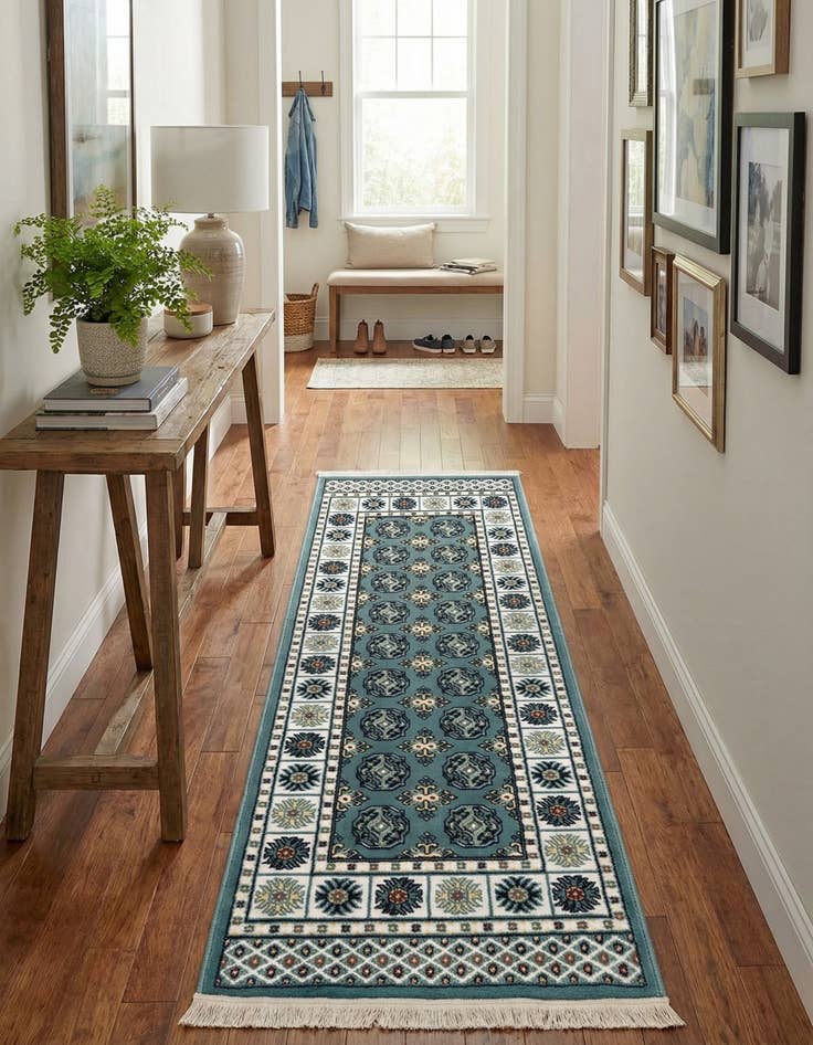 Detail image of  2' x 6' Nain Design Runner Rug