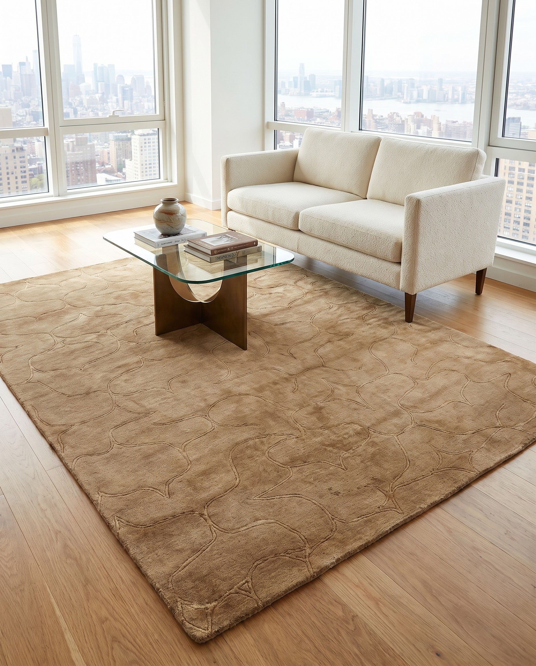 4' 9 x 6' 8 Hand Knotted Odegard Rug