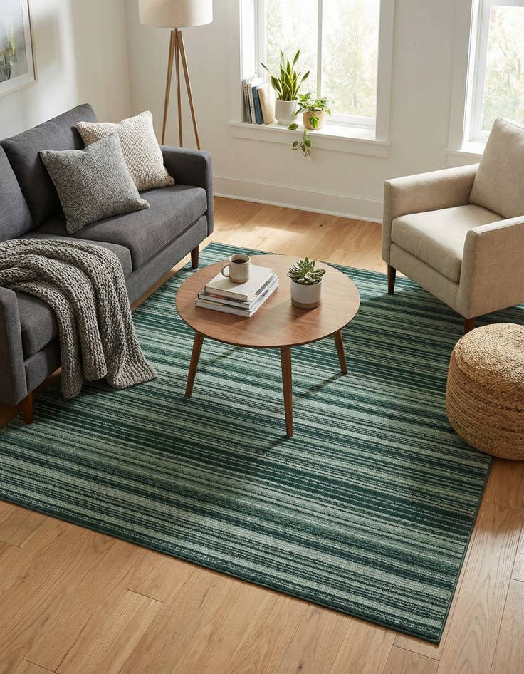 Detail image of  7' 10 x 7' 10 Gemstone Square Rug