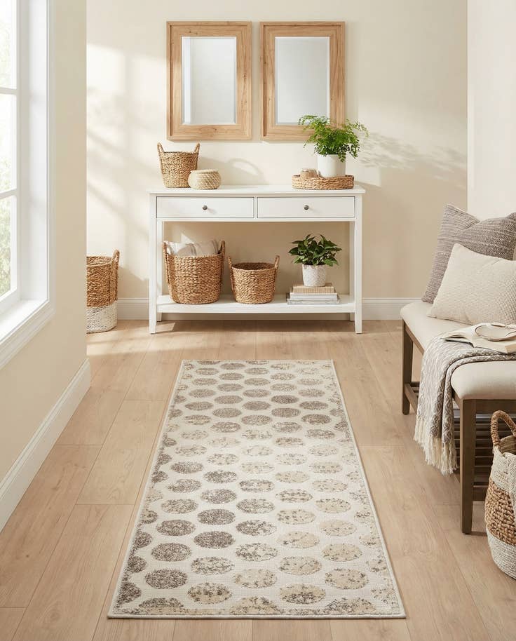 Detail image of 2' x 6' Easy-Clean Sabrina Soto Indoor / Outdoor Runner Rug
