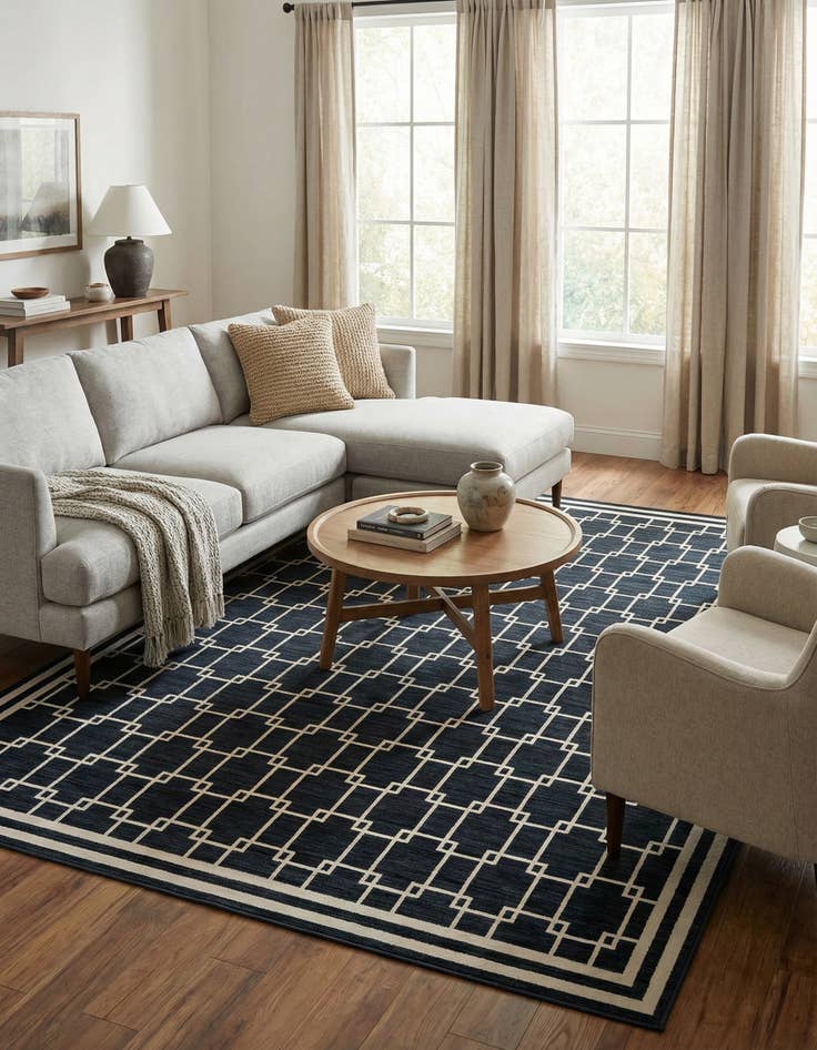 Detail image of Jill Zarin 7' 10 x 10' Metropolitan Uptown Rug