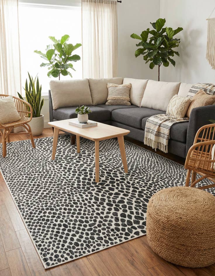 Detail image of 7' x 10'  Washable Jill Zarin Cape Town Indoor / Outdoor Rug