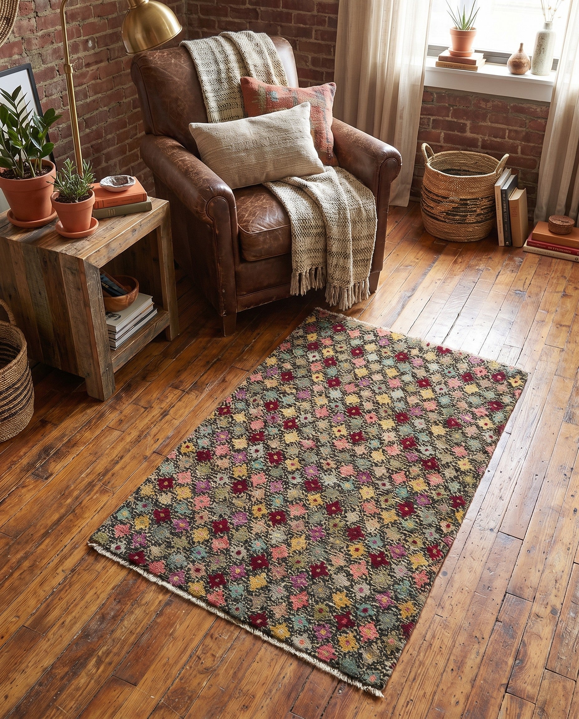 2' 10 x 4' Hand Knotted Balouch Wool Rug
