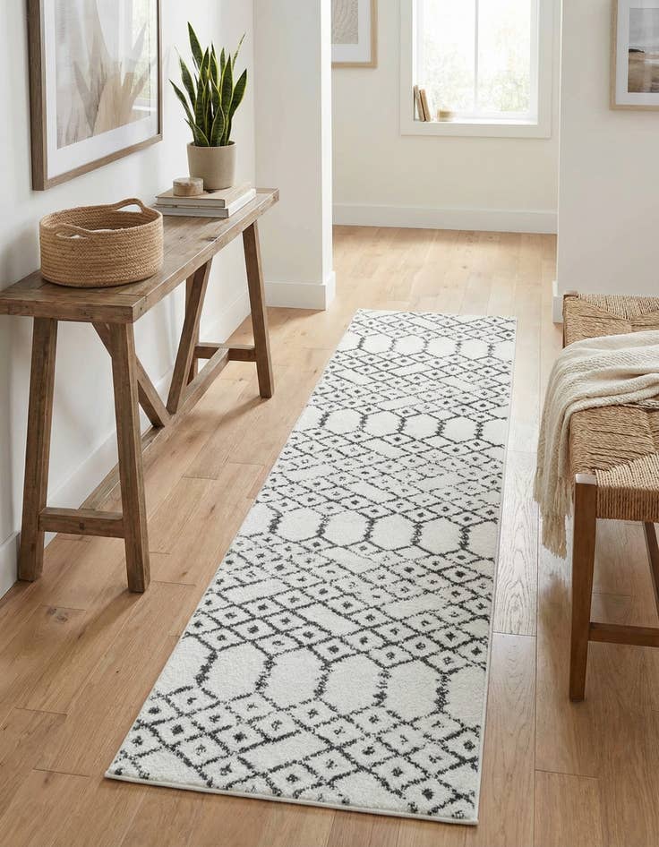 Detail image of 2' x 8' Paxon Trellis Runner Rug