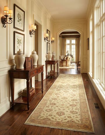 4' x 16' 2 Hand Knotted Peshawar Ziegler Runner Rug