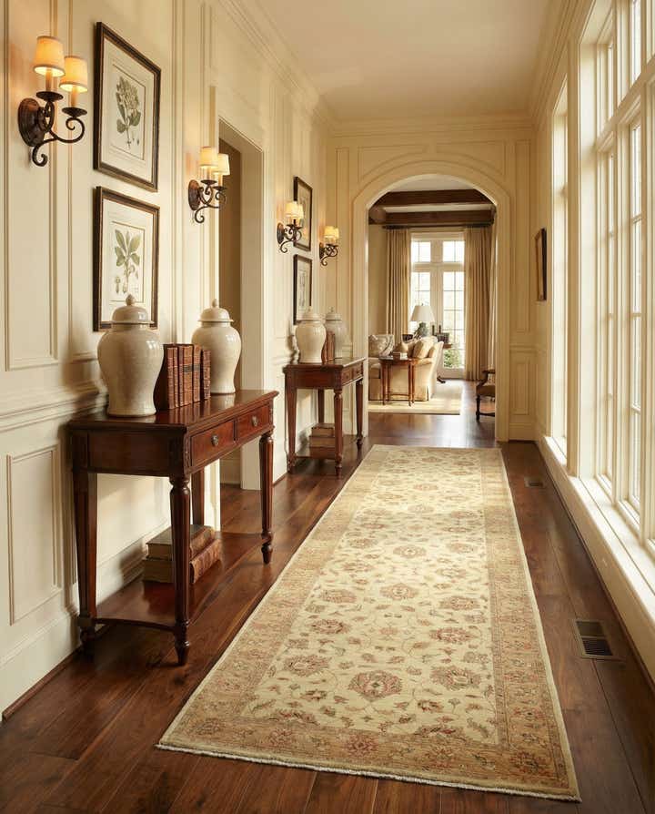 4' x 16' 2 Hand Knotted Peshawar Ziegler Runner Rug