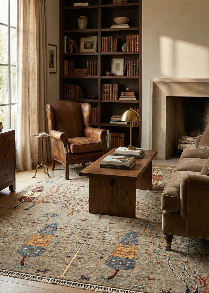 5' 8 x 7' 9 Ariana Ziegler Wool Rug
