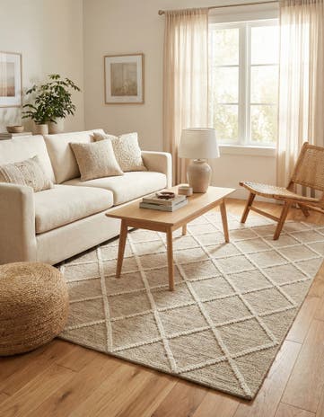 Vanilla Bean Hand Knotted Jill Zarin Dorset Rug