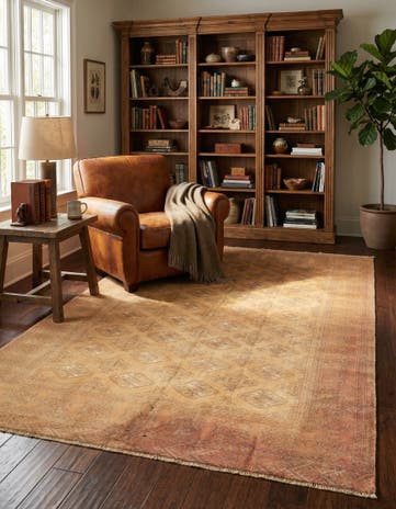 6' 4 x 9' 7 Torkaman Wool Rug
